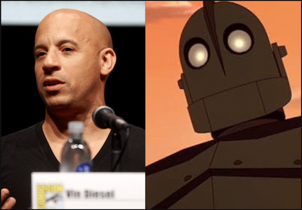 Vin Diesel as The Iron Giant